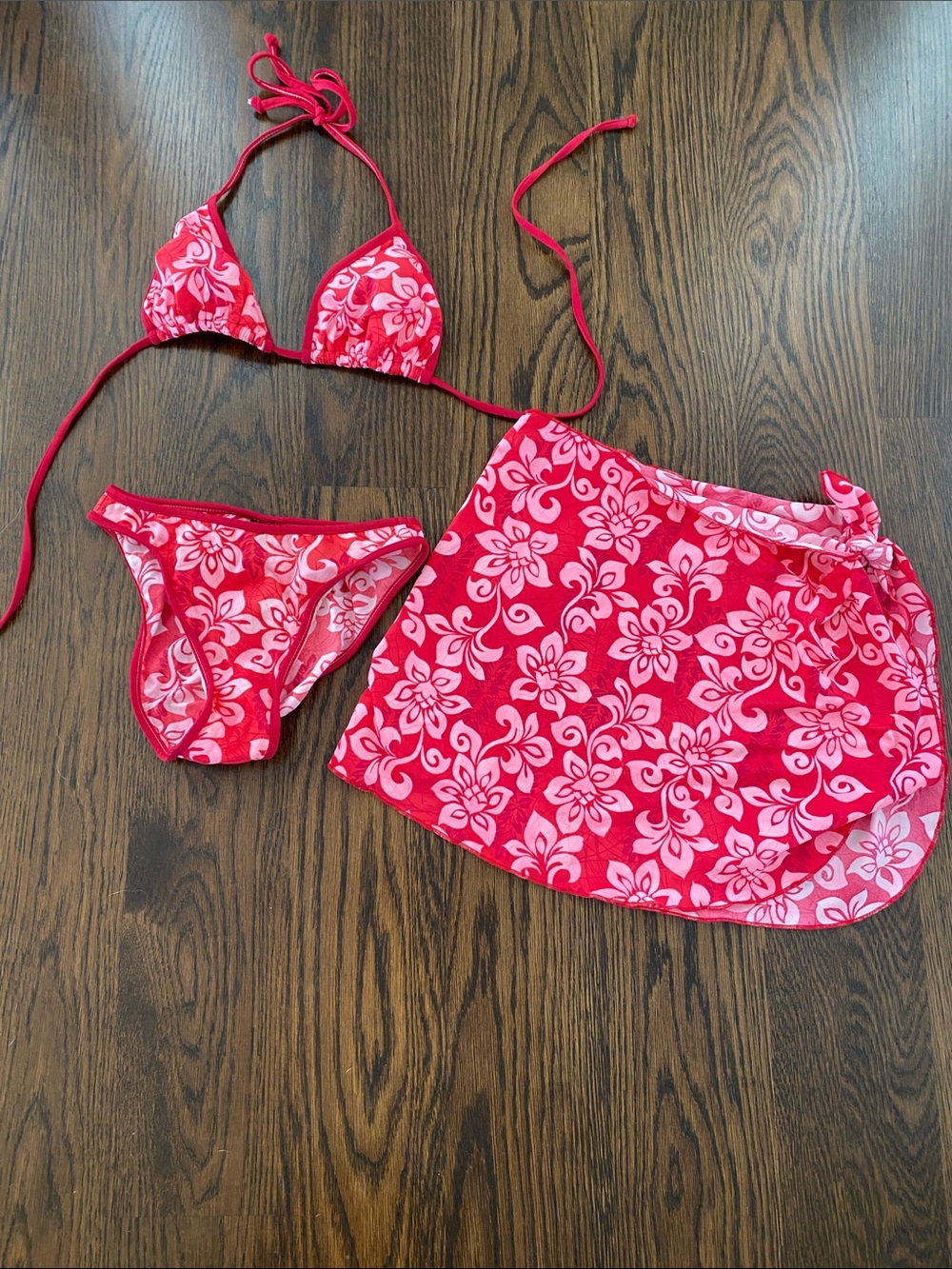 2 Piece Swimsuit with sarong